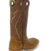 Men Boots Belly Caiman Tail Cognac Pull Up
